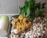 たっぷりキノコのおろし和え作り方1写真