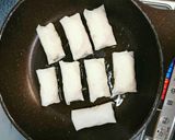 クリームチーズ明太春巻き作り方6写真