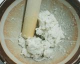桜えび香る豆腐とはんぺんの納豆お好み焼き作り方1写真