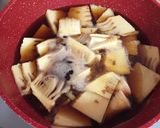 シンプルが一番！筍とワカメの出汁煮作り方3写真