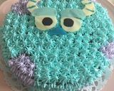 モンスターズインク☆サリーケーキ&マイク作り方6写真