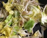 厚揚げとキャベツのごま味噌炒め作り方2写真