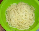 ぶなしめじのミートスパゲティ作り方5写真