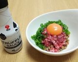 盛田トリュフソースで桜納豆♪作り方3写真