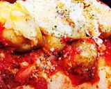 簡単！新じゃがとベーコントマト煮グラタン作り方4写真