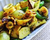 いかと茸のハーブ炒め作り方6写真