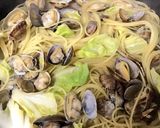 絶品 アサリと春キャベツの和風パスタ作り方3写真
