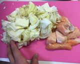 鮭のちゃんちゃん焼きするよ！作り方2写真