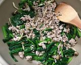 ひき肉とほうれん草のポパイオムレツ作り方10写真