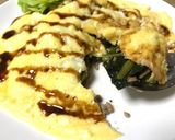 ひき肉とほうれん草のポパイオムレツ作り方24写真