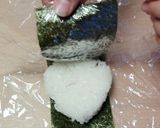 ラップでも作れる！海苔パリパリおにぎり作り方8写真