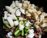 歯ごたえがたまらん♪筍と挽き肉のカレー作り方4写真