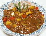 歯ごたえがたまらん♪筍と挽き肉のカレー作り方8写真
