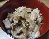 超簡単・忙しい日に★ソース丼作り方6写真