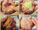 チーズinハンバーグ照り焼き味作り方6写真