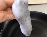 フライパンで捏ねる？ラベンダー食パン作り方13写真