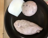 フライパンで捏ねる？ラベンダー食パン作り方16写真