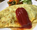 ひき肉とほうれん草のポパイオムレツ作り方23写真