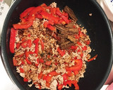 絶品 ガパオとキーマカレーの良い所採り丼作り方4写真
