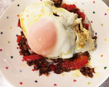 絶品 ガパオとキーマカレーの良い所採り丼作り方5写真