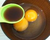 ＊朝食に簡単＊とろとろめかぶの玉子焼き作り方1写真