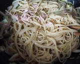 春キャベツとツナのバター醤油パスタ作り方3写真