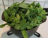 菜の花とコーンのバター醤油炒め作り方3写真