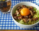 ぱぱっと昼ご飯☆チャーシュー丼作り方3写真