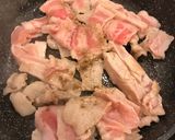豚肉とごぼうのゴマみそ炒め！濃いめ。作り方4写真