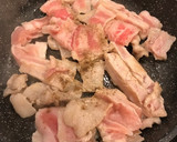 豚肉とごぼうのゴマみそ炒め！濃いめ。作り方4写真