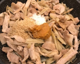 豚肉とごぼうのゴマみそ炒め！濃いめ。作り方6写真