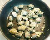 簡単菜の花とトマトでアサリの白ワイン蒸し作り方4写真