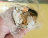 おにぎり海苔で簡単 子供用焼き鮭巻き寿司作り方12写真