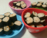 おにぎり海苔で簡単 子供用焼き鮭巻き寿司作り方14写真