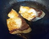 リケンのノンオイルで ぶりステーキ作り方5写真
