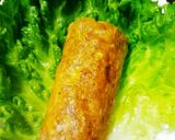 牛ひき肉のパリパリたまご包みのレタス包み作り方10写真