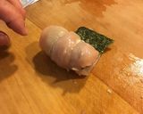 【お弁当に】龍眼巻【うずら卵とささみ】作り方6写真