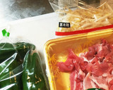 ピーマンともやしと肉の炒め物作り方1写真