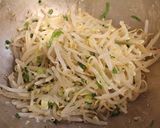 夕食♪甘酒と塩麹で美味♪もやしのナムル作り方6写真