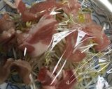 豚肉ともやしのレンジ蒸し作り方2写真