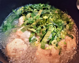 ほっこり【鶏ごぼうとほうれん草の味噌汁】作り方2写真
