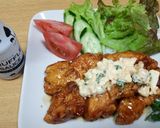 盛田トリュフソースで簡単チキン南蛮♪作り方6写真