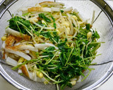 簡単！もやしと豆苗のバター醤油風味炒め作り方1写真