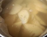 茹でたけのこと、ワカメの味噌汁作り方2写真