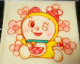 ドラミちゃん♪キャラ弁✱作り方1写真