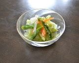 チンで簡単!春野菜マリネファースト作り方4写真