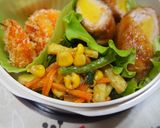 お弁当に彩を☆オイマヨカレー炒め作り方8写真