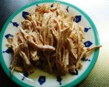 冷やし中華のゴマダレで棒棒鶏サラダ作り方4写真