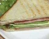 カフェ風★シャキシャキレタスホットサンド作り方4写真