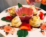 薔薇のサラダ餃子～（パーティーにも）作り方8写真